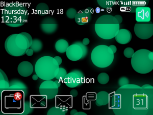 Abstract Lights Ocean Green