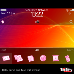 Spectrum Luminosity with Baby Pink Outline Icons Theme