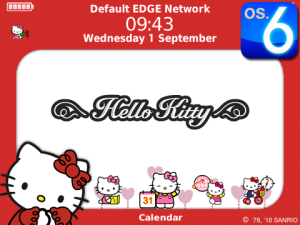 Hello Kitty Red UR theme Theme for OS 6.0.0