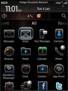 Vertical Flare Style for BlackBerry 6