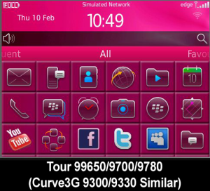 Purely Pink Style for BlackBerry6