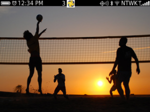 Beach Volleyball for os6 custom homescreen