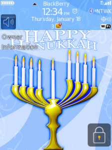 Happy Hanukkah Theme
