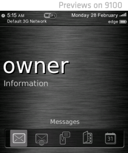 Heavy Metal - BOLD Customized Text at Homescreen