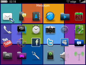 Explore 8 Version 2 for BlackBerry Theme