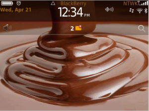 Death by Chocolate Theme for BlackBerry Bold 9650 9700 OS 6