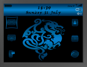 Blue Dragon Theme