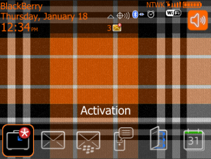 Plaid Orange