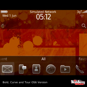Abstract Terracotta Theme with Wonderful Chrome Icons