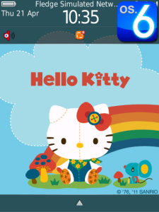 Hello Kitty Cutie Blue ThemeOS 6.0.0