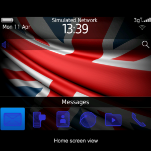 Union Jack Theme - GB Flag Theme with Blue Icons