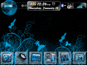 Awesome Abstract Blue Theme