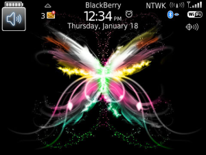 Pretty Neon Butterfly