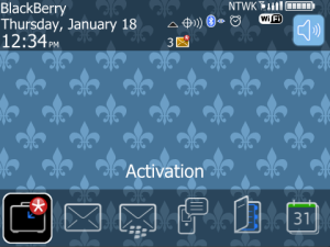 Fleur de Lis Baby Blue