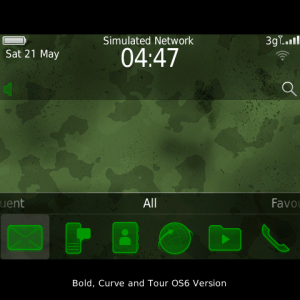 Army Theme with Fabulous Army Green Icons
