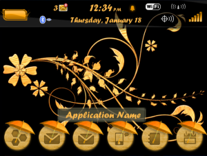 Golden Black Theme