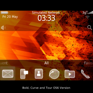 Burnt Orange Abstract Theme with Wonderful White Icons