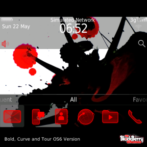 Black and Red Abstract Modern Art Theme with Amazing Red Icons
