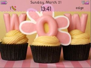 Happy Mother s Day Cupcakes for BlackBerry 8520 and 8530