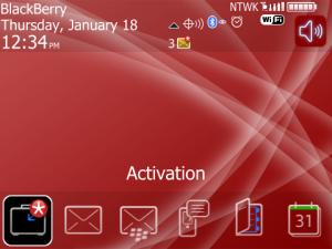 Abstract Aura Burgundy