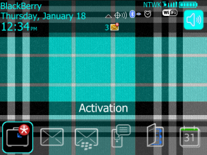 Plaid Turquoise