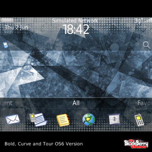 Indigo Stars Theme with Brilliant Multi Coloured Outline Icons