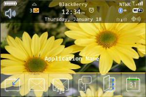 yellow flowers Theme