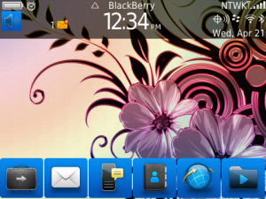 Vivid Flowers Blue - OS6 Compatible