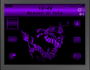 Purple Ultra Violet Dragon Theme