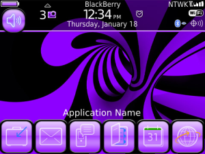Purple and Black Theme with Tone