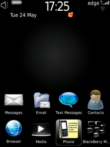 CalmBlack DR for the BlackBerry Torch
