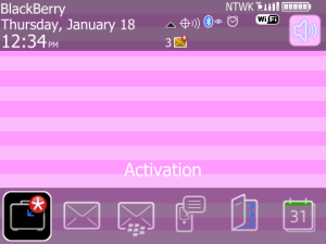 Abstract Stripes Baby Pink
