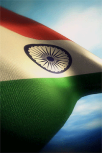 Flag of India Live Wallpaper