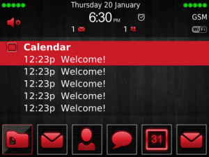 Kronos Red Calendar Today