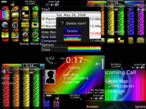 Abstract Rainbow Fusion Theme