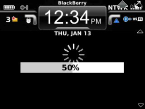 Silver Tinge Theme for BlackBerry Curve