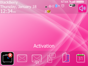 Abstract Aura Pink