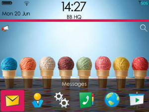 Ice Cream Pink theme