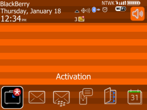 Abstract Stripes Orange