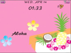 Summer Luau for the BlackBerry 8300 and 8800