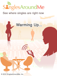 SinglesAroundMe Premium for Life for blackberry app Screenshot