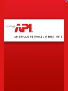 American Petroleum Institute for blackberry app Screenshot