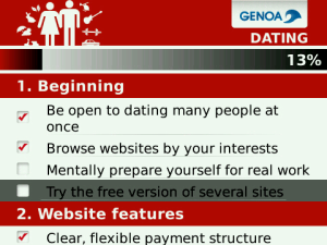 Online Dating Checklist