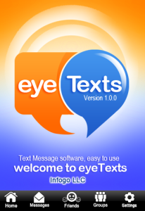 eyeTexts for blackberry app Screenshot