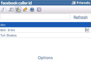 Full Screen Caller Id for Facebook with online status and status message