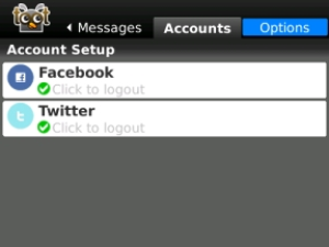 Toot for blackberry app Screenshot