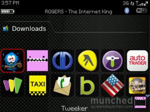 Tweeker for Twitter for blackberry app Screenshot