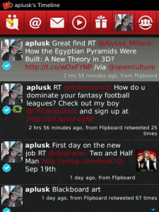  Ashton Kutchers Theme for UberSocial for blackberry app Screenshot