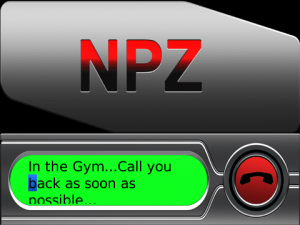 NPZ SMS Free for blackberry app Screenshot