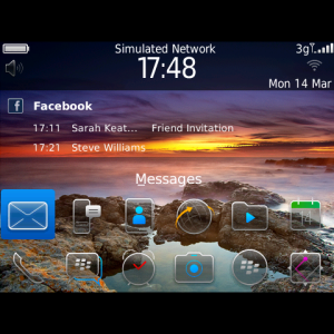 Double Row Message Preview Theme for Facebook